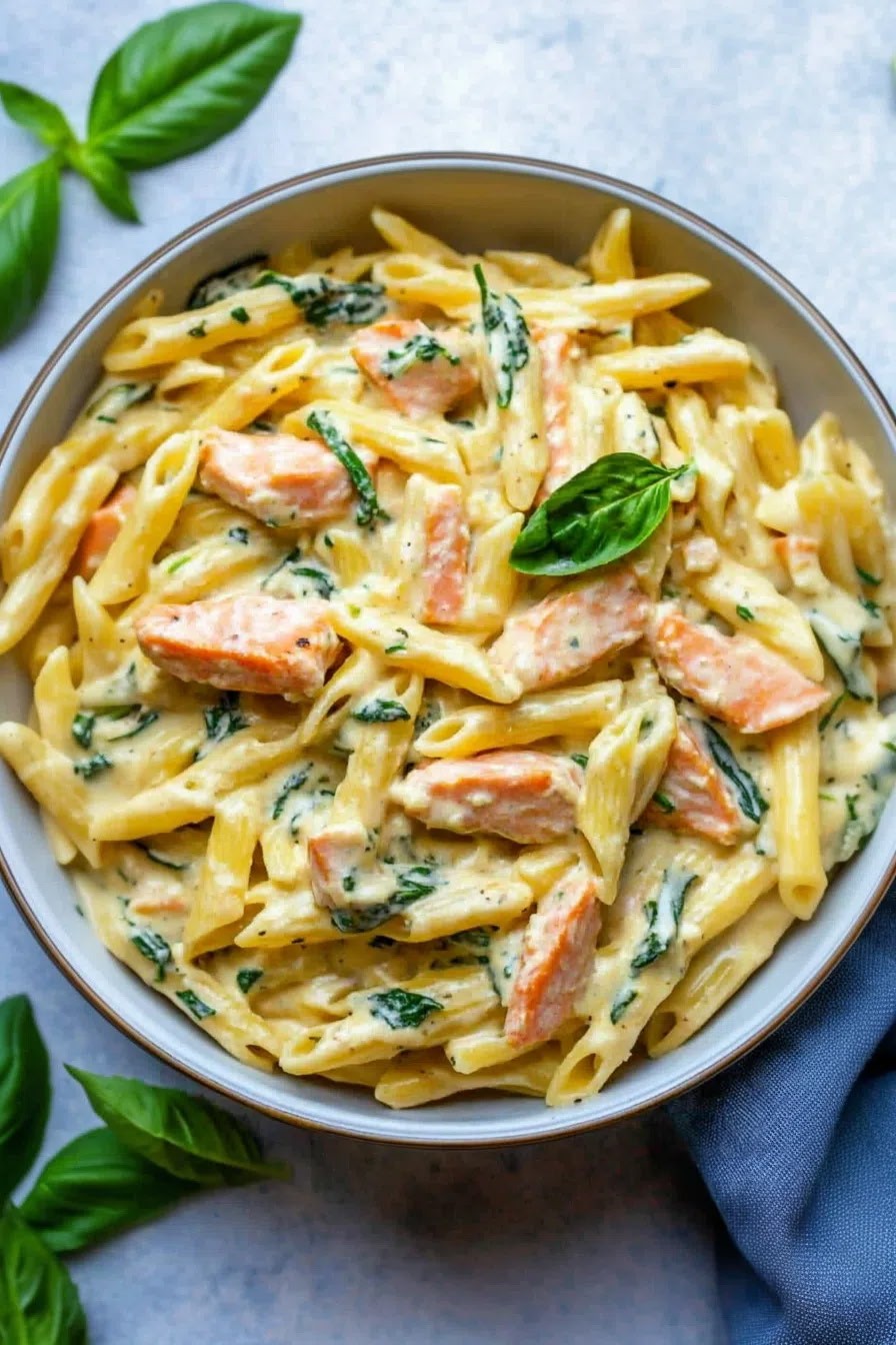 Salmon Alfredo