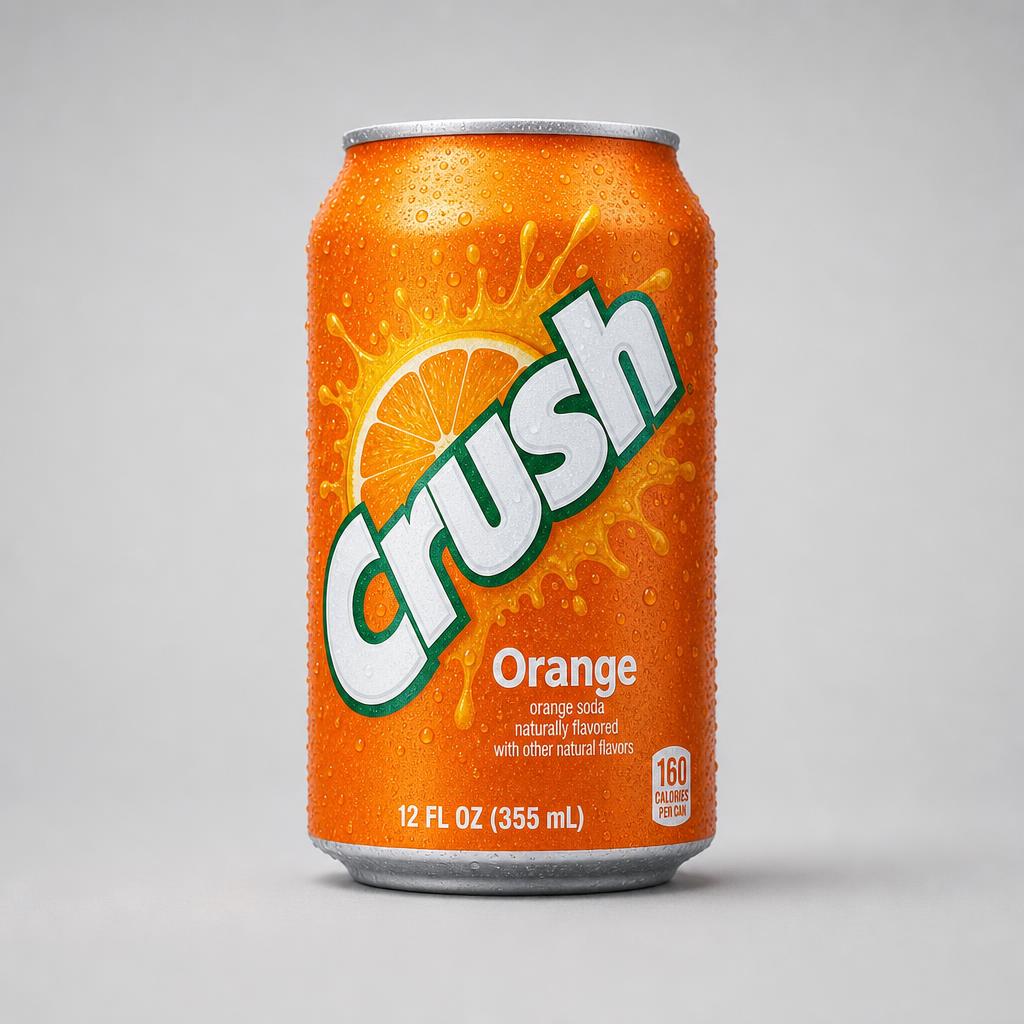 Can of Crush soft drink